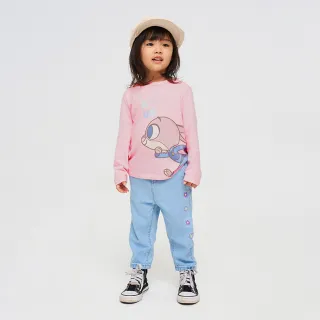 Gap 女幼童裝 Gap x Super Wings聯名 Logo印花圓領大學T-粉紅色(769896) 歷史價格詳細信息