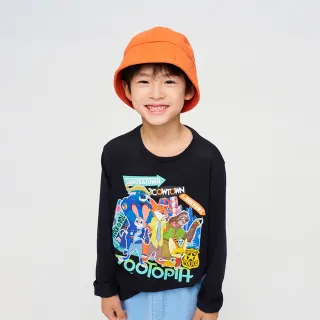 Gap 男幼童 Gap x 動物方城市聯名 印花圓領大學T-藏藍色(766200) 歷史價格詳細信息