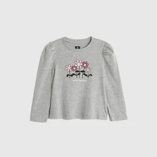 Gap 女幼童 布萊納系列 純棉長袖T恤 731932-玫紅色 歷史價格詳細信息