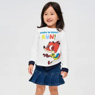 Gap 女幼童裝 Gap x Super Wings聯名 Logo印花圓領大學T-粉紅色(769896) 歷史價格詳細信息