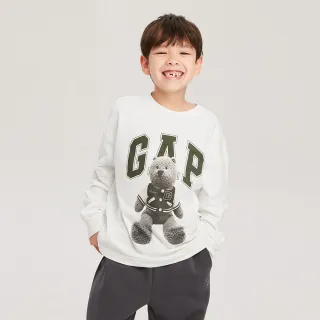 Gap 男童裝 Logo小熊印花立領背心外套 抱抱絨系列-棕色(786487) 歷史價格詳細信息