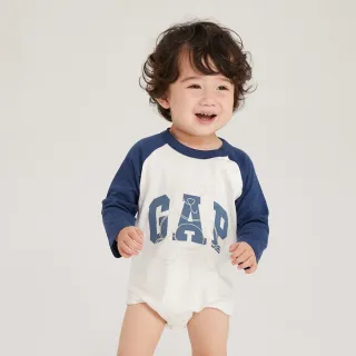 Gap 嬰兒裝 Logo小熊印花抽繩束口鬆緊褲-灰色(784841) 歷史價格詳細信息