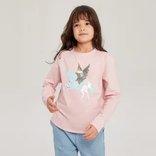 Gap 女童 純棉趣味互動雙面亮片短袖T恤 860859-淺灰色 歷史價格詳細信息