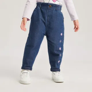 Gap 女童 鬆緊錐形牛仔褲-深藍色(789272) 歷史價格詳細信息