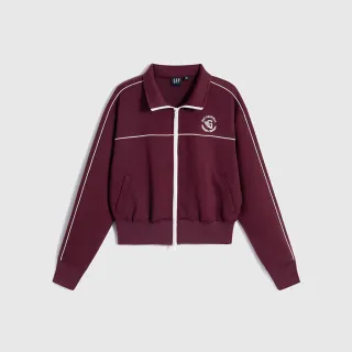 Gap 女裝 Logo翻領長袖針織衫-米色(714948) 歷史價格詳細信息