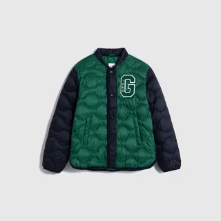 Gap 男幼童裝 Logo防潑水仿羊羔絨雙面穿立領羽絨外套-深藏藍(720737) 歷史價格詳細信息