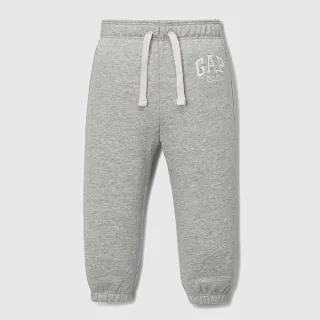 Gap 嬰兒裝 Logo小熊印花抽繩束口鬆緊褲-灰色(784841) 歷史價格詳細信息