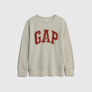 Gap 男童 學院風純棉小熊刺繡V領麻花針織外套-米色(719032) 歷史價格詳細信息