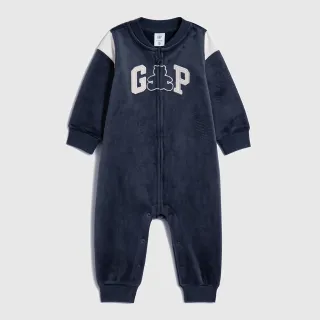 Gap 嬰兒裝 Logo小熊印花抽繩束口鬆緊褲-灰色(784841) 歷史價格詳細信息