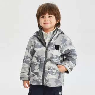 Gap 男幼童裝 Logo防潑水仿羊羔絨雙面穿立領羽絨外套-深藏藍(720737) 歷史價格詳細信息