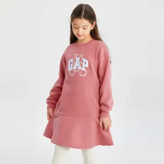 Gap 女童裝 Logo小熊印花燈芯絨鬆緊褲-粉紅色(789278) 歷史價格詳細信息