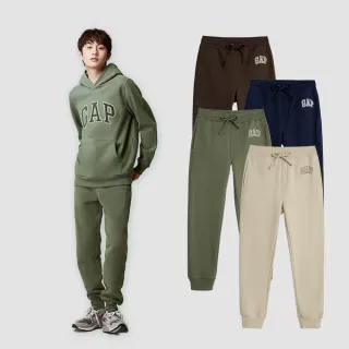 Gap 男裝 Logo束口抽繩褲 碳素軟磨系列-海軍藍(816854) 歷史價格詳細信息