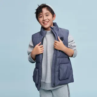 Gap 男幼童裝 Logo立領羽絨背心外套-黑色(720762) 歷史價格詳細信息