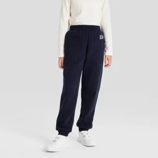 Gap 女幼童 碳素軟磨系列 Logo口袋印花鬆緊休閒褲 619748-黃色 歷史價格詳細信息