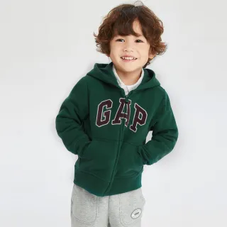 Gap 男裝 Logo連帽外套 碳素軟磨系列-深綠色(816853) 歷史價格詳細信息