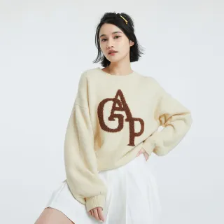 Gap 女裝 Logo小熊印花圓領長袖T恤 厚磅密織水洗棉系列-白色(755914) 歷史價格詳細信息