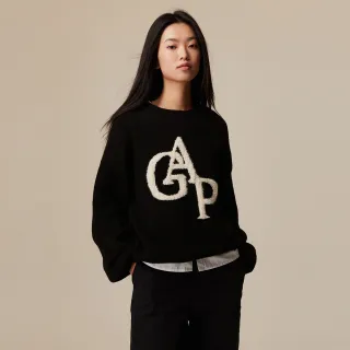 Gap 女裝 Logo小熊印花圓領長袖T恤 厚磅密織水洗棉系列-白色(755914) 歷史價格詳細信息