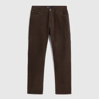 Gap 男裝 燈芯絨直筒牛仔褲-黑色(749122) 歷史價格詳細信息