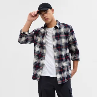 【GAP】男裝 純棉翻領短袖襯衫-白色(461238) 歷史價格詳細信息