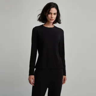 Gap 女裝 Logo圓領長袖外套 碳素軟磨系列-黑色(811481) 歷史價格詳細信息