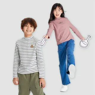 Gap 女幼童 Logo小熊印花圓領長袖T恤 布萊納系列-深紅色(786047) 歷史價格詳細信息