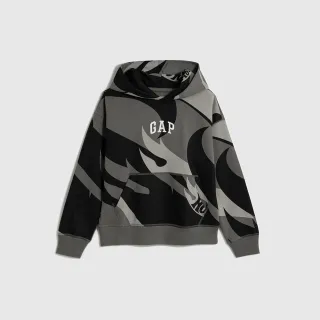 Gap 男幼童裝 Gap x 風火輪聯名 Logo純棉印花圓領長袖T恤-藍色(774029) 歷史價格詳細信息