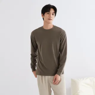 Gap 男裝 Logo圓領長袖上衣 空氣三明治系列-深灰色(841303) 歷史價格詳細信息