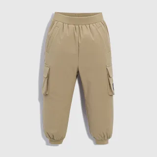 Gap 男幼童裝 Logo刷毛束口工裝褲-卡其色(836612) 歷史價格詳細信息