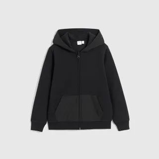 Gap 男童裝 Logo刷毛連帽外套 碳素軟磨系列-灰色(836686) 歷史價格詳細信息