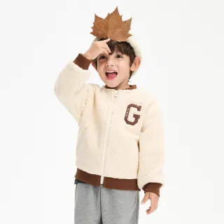 Gap 幼童裝 Logo仿羊羔絨連帽外套-灰色(785571) 歷史價格詳細信息