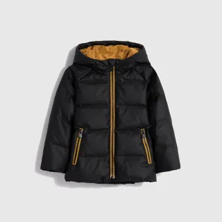 Gap 男幼童裝 Logo防潑水仿羊羔絨雙面穿立領羽絨外套-深藏藍(720737) 歷史價格詳細信息