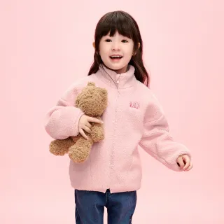 Gap 幼童裝 Logo仿羊羔絨連帽外套-灰色(785571) 歷史價格詳細信息