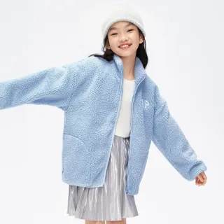 Gap 女幼童裝 Logo仿羊羔絨立領長袖外套-白色(789199) 歷史價格詳細信息