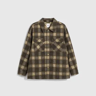 【GAP】男裝 Logo翻領工裝外套-卡其色(769905) 歷史價格詳細信息