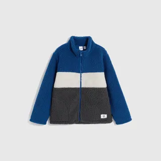 Gap 男童裝 Logo仿羊羔絨刷毛連帽外套-深藍色(836797) 歷史價格詳細信息