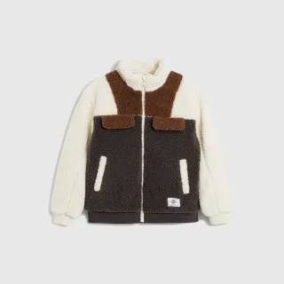 Gap 男童裝 Logo仿羊羔絨刷毛連帽外套-深藍色(836797) 歷史價格詳細信息