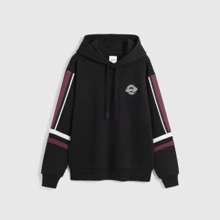 Gap 女裝 Logo帽T 空氣三明治系列-白色(810618) 歷史價格詳細信息