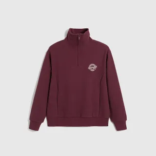 Gap 女裝 Logo刷毛翻領大學T-黑白條紋(841020) 歷史價格詳細信息