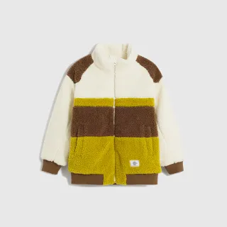 Gap 女幼童裝 Logo仿羊羔絨立領長袖外套-白色(789199) 歷史價格詳細信息