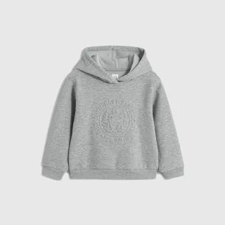 【GAP】女幼童裝 Logo印花連帽外套 碳素軟磨法式圈織系列-卡其色(809051) 歷史價格詳細信息