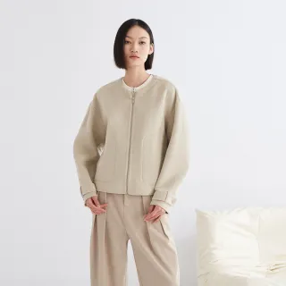 Gap 女裝 Logo刷毛翻領大學T-黑白條紋(841020) 歷史價格詳細信息