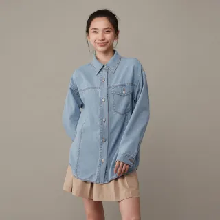 Gap 女童 純棉翻領牛仔長袖洋裝-深藍色(810801) 歷史價格詳細信息