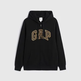 Gap 男童裝 Logo連帽外套 碳素軟磨系列-基岩色(819723) 歷史價格詳細信息