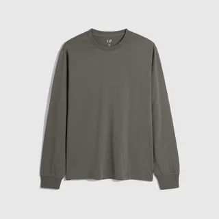 Gap 男裝 Logo純棉圓領長袖T恤-黑色(810626) 歷史價格詳細信息