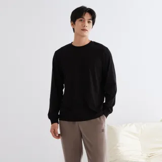 Gap 男裝 Logo純棉圓領長袖T恤-黑色(810626) 歷史價格詳細信息