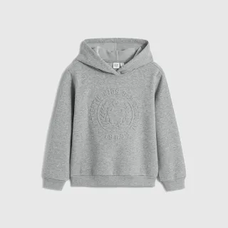 【GAP】女幼童裝 Logo印花連帽外套 碳素軟磨法式圈織系列-卡其色(809051) 歷史價格詳細信息