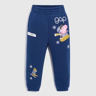 Gap 男幼童 碳素軟磨系列 Logo刷毛休閒長褲 448298-多色可選 歷史價格詳細信息