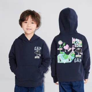 Gap 男幼童裝 Logo刷毛連帽外套 碳素軟磨系列-黃色(836908) 歷史價格詳細信息