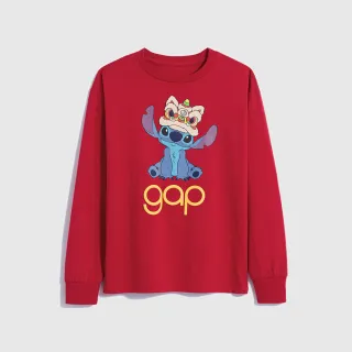 Gap 男童 Logo純棉印花圓領長袖T恤-藍色(735911) 歷史價格詳細信息