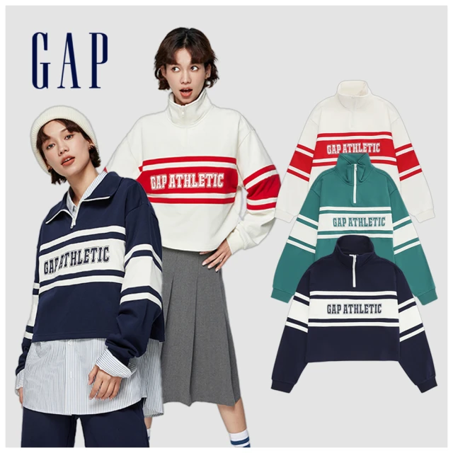 Gap 女裝 Logo印花圓領長袖上衣-紫色(741683) 歷史價格詳細信息